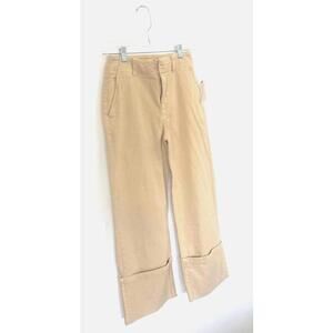 PILCRO by Anthropologie NWT Cropped Cuffed Khakis / 25 / Perfect!